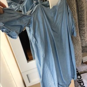 Mini dress light blue